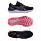 Scarpe da Corsa Running Donna - Asics Gel Cumulus 23  (1012A889-019) - Black/Blazing Coral